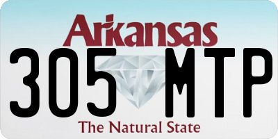 AR license plate 305MTP