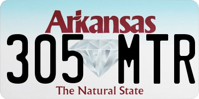 AR license plate 305MTR