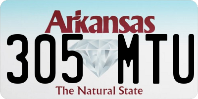AR license plate 305MTU