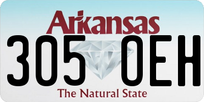 AR license plate 305OEH