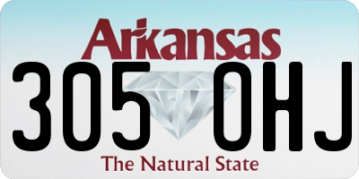 AR license plate 305OHJ