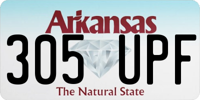 AR license plate 305UPF
