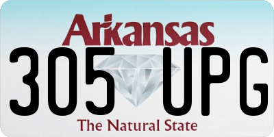 AR license plate 305UPG