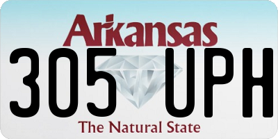 AR license plate 305UPH