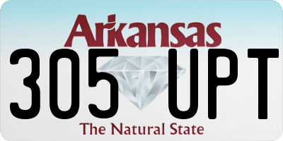 AR license plate 305UPT