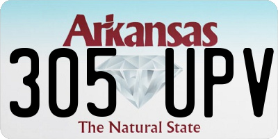 AR license plate 305UPV
