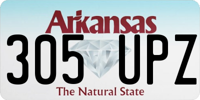 AR license plate 305UPZ