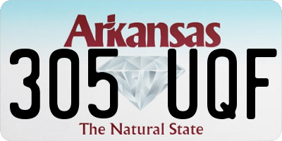 AR license plate 305UQF