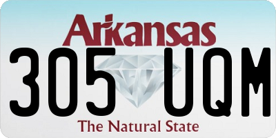 AR license plate 305UQM