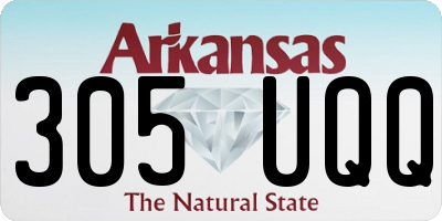 AR license plate 305UQQ