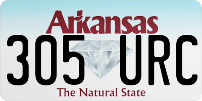AR license plate 305URC
