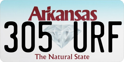 AR license plate 305URF