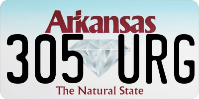 AR license plate 305URG