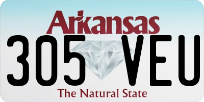 AR license plate 305VEU