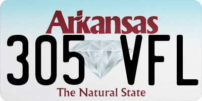 AR license plate 305VFL