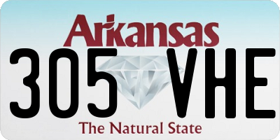 AR license plate 305VHE