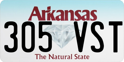 AR license plate 305VST