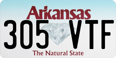 AR license plate 305VTF