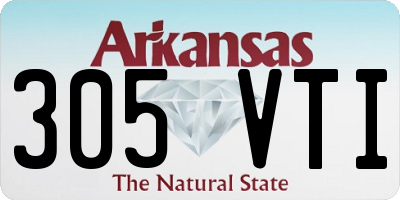 AR license plate 305VTI