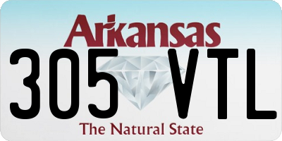 AR license plate 305VTL