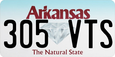 AR license plate 305VTS