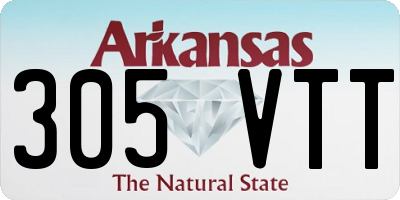 AR license plate 305VTT