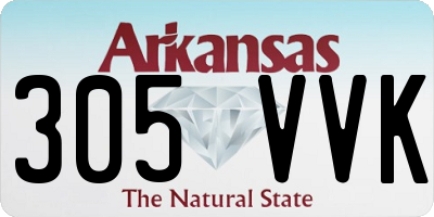 AR license plate 305VVK