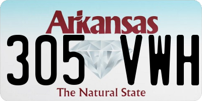AR license plate 305VWH