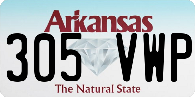 AR license plate 305VWP