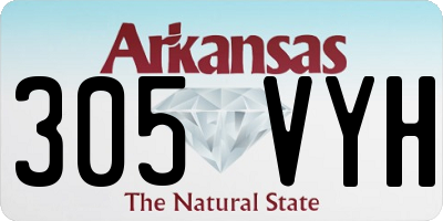 AR license plate 305VYH