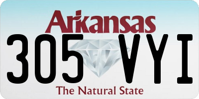 AR license plate 305VYI