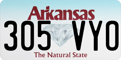 AR license plate 305VYO