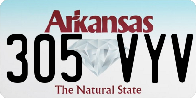 AR license plate 305VYV