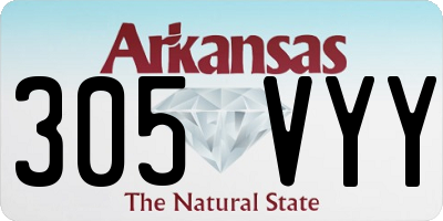 AR license plate 305VYY