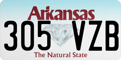 AR license plate 305VZB