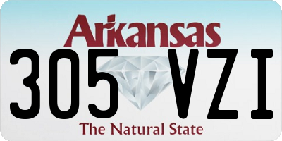 AR license plate 305VZI