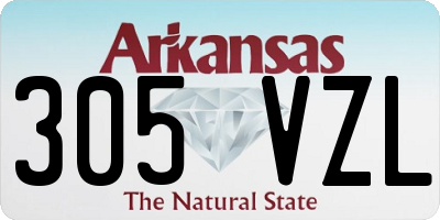 AR license plate 305VZL