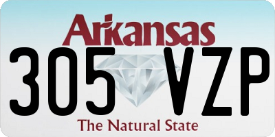 AR license plate 305VZP