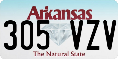 AR license plate 305VZV