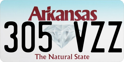 AR license plate 305VZZ
