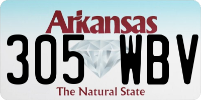 AR license plate 305WBV