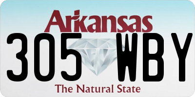 AR license plate 305WBY