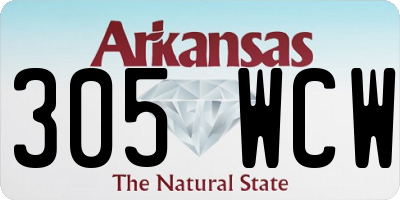 AR license plate 305WCW