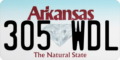 AR license plate 305WDL