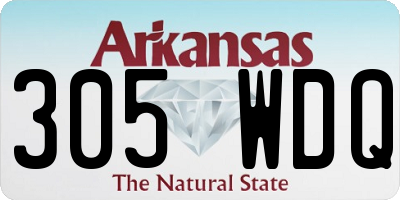 AR license plate 305WDQ