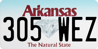 AR license plate 305WEZ