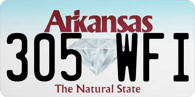 AR license plate 305WFI