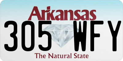 AR license plate 305WFY