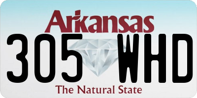 AR license plate 305WHD