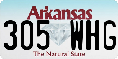 AR license plate 305WHG